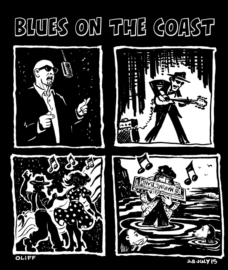 Blues on the coast, Point Arena